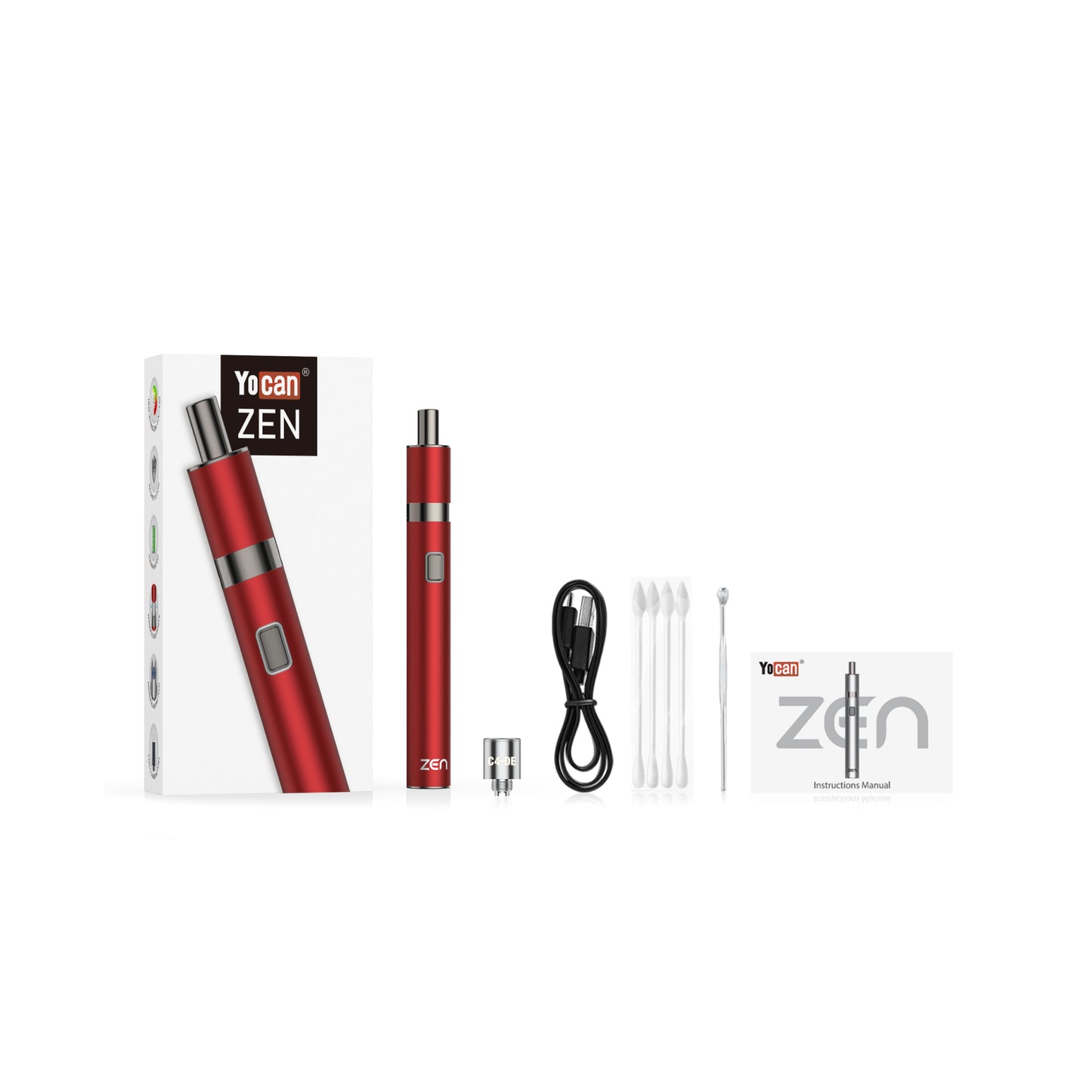 Yocan Zen Wax Vaporizer - what's in the box