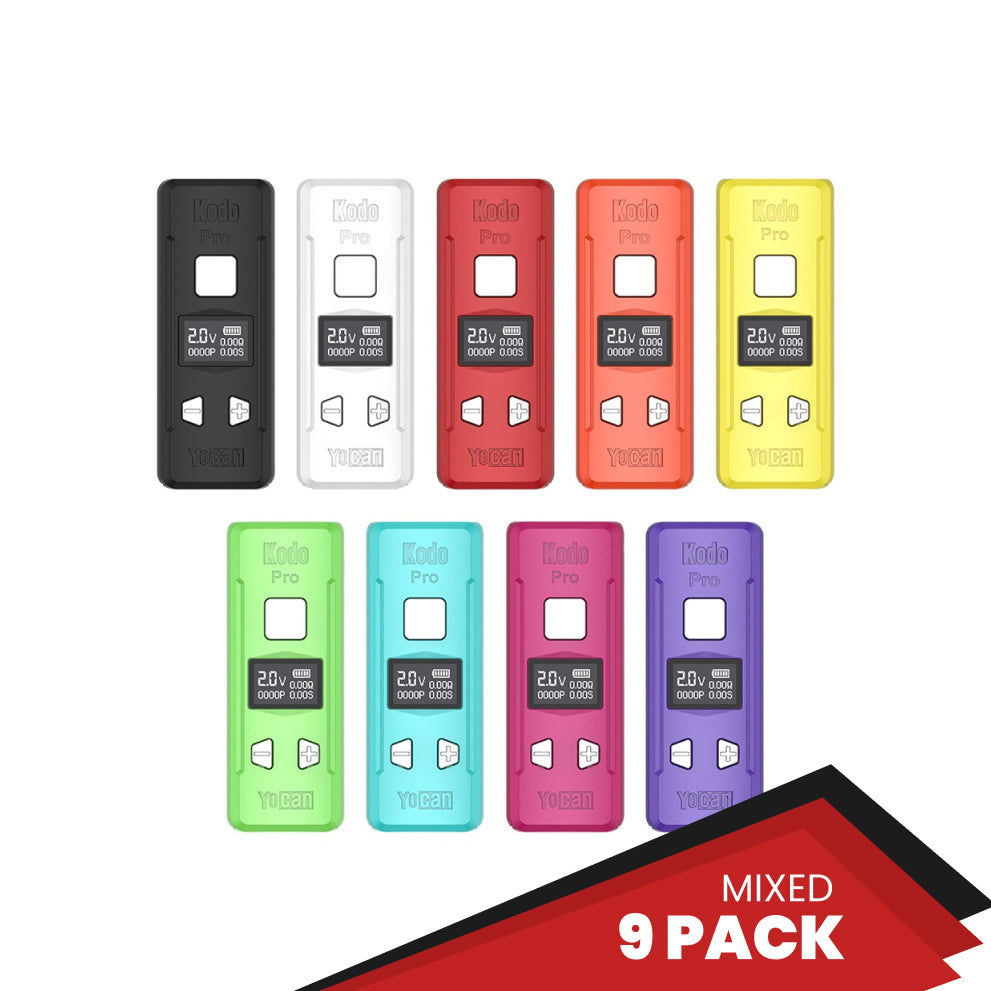 Yocan Kodo Pro Box Mod - mixed colors - 9 pack-wh