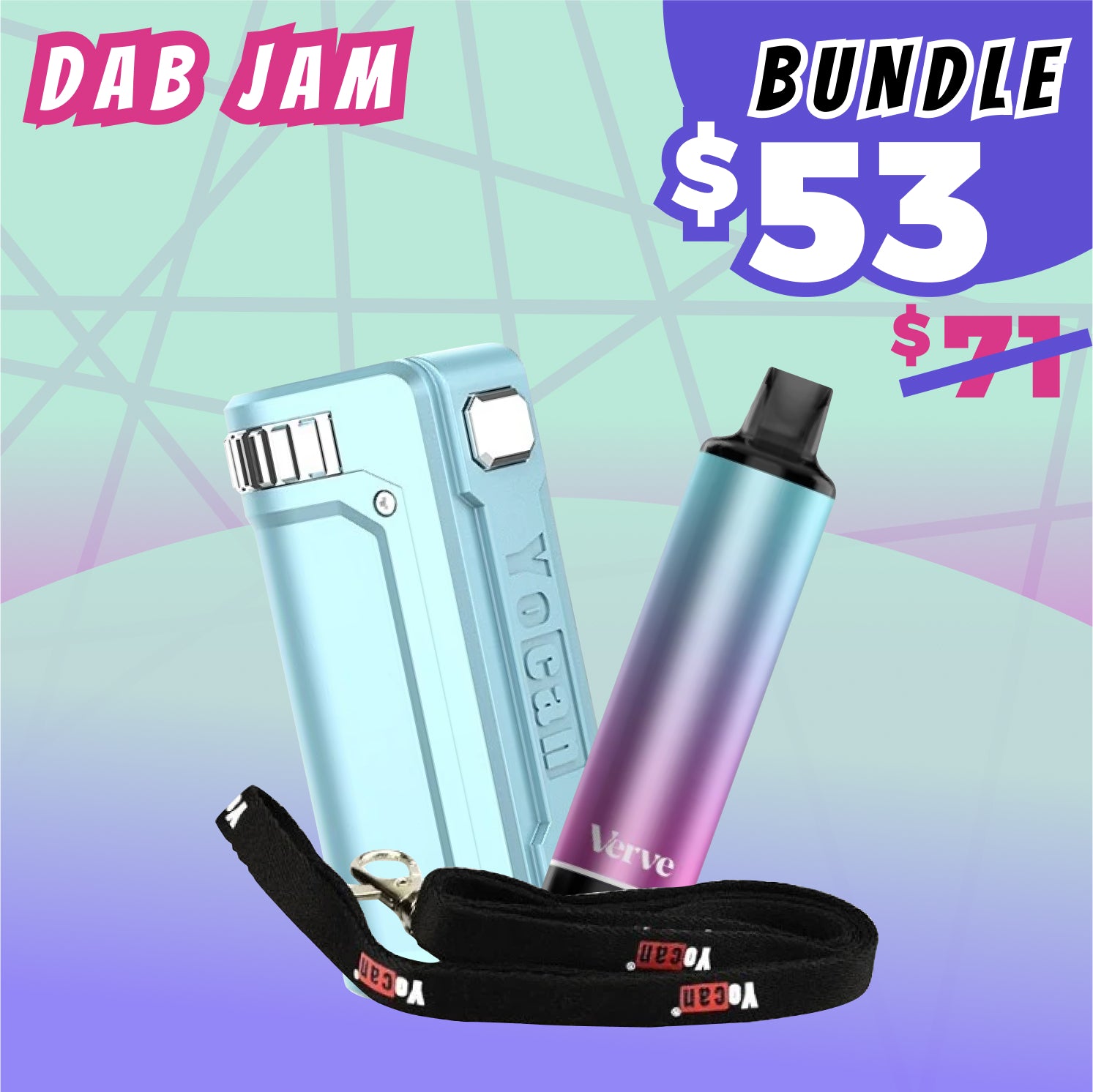 vape mod bundle deals Yocan Dab Jam UNI S Box Mod + Verve Vape BUNDLE – Yocan Vaporizer