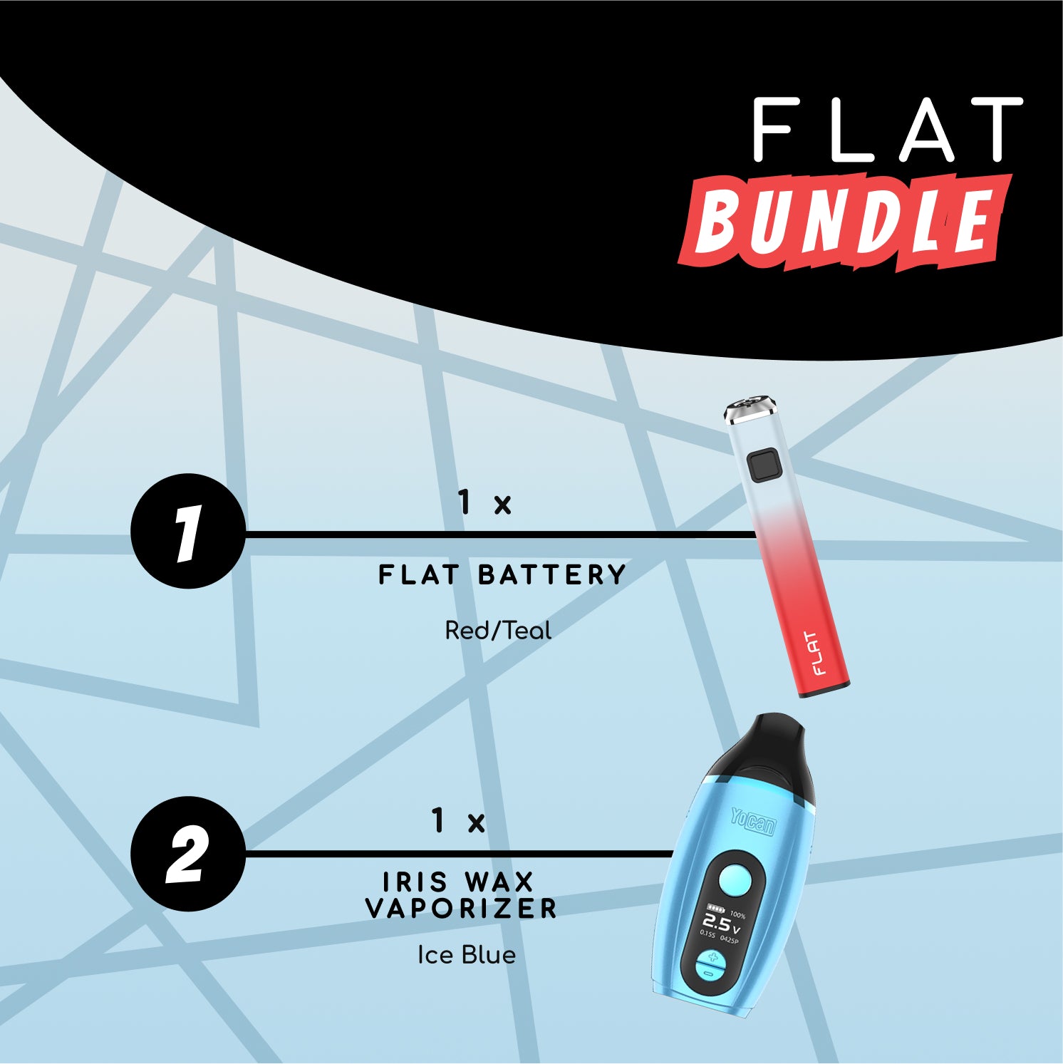 Yocan FLAT x Iris Bundle