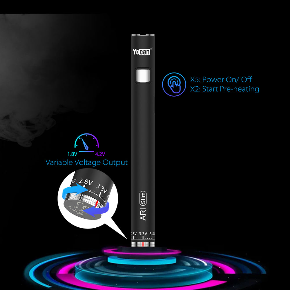 Yocan ARI Series Dab Pen Battery Features