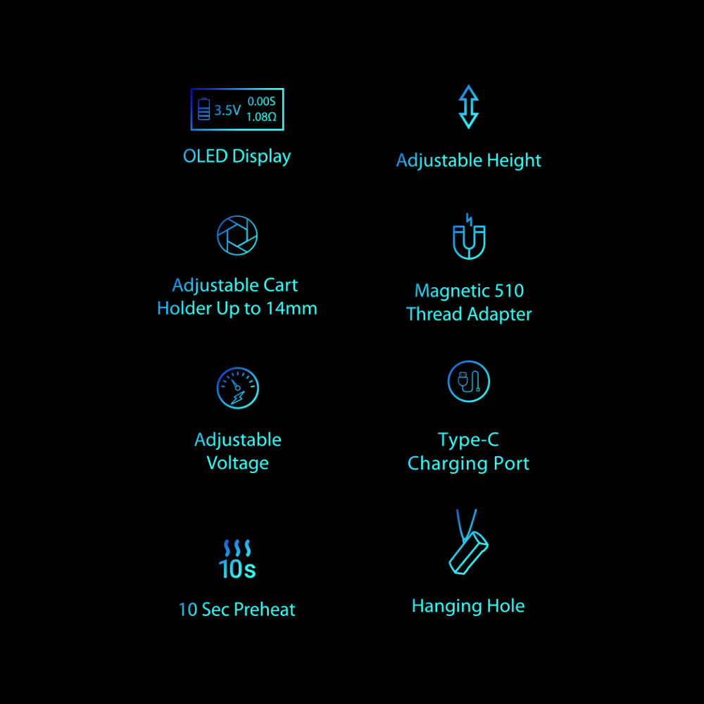 Yocan UNI Pro Plus Features