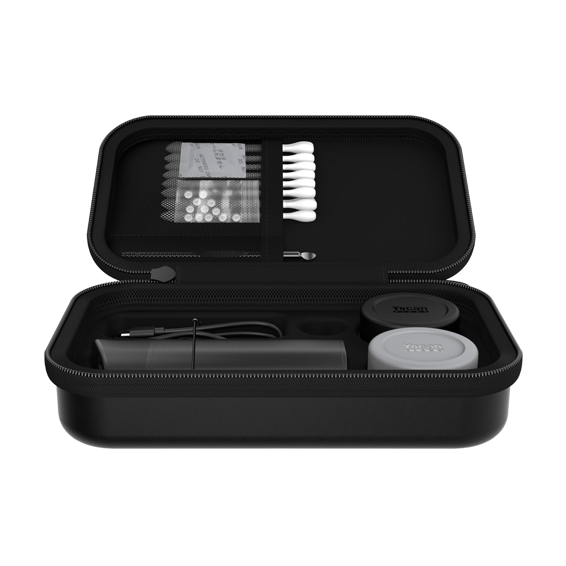 Yocan Black Pocket Full Travel Kit - inside