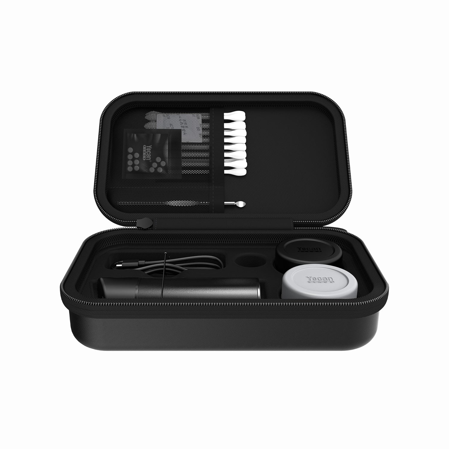Yocan Black Pocket Mini Full Travel Kit - inside