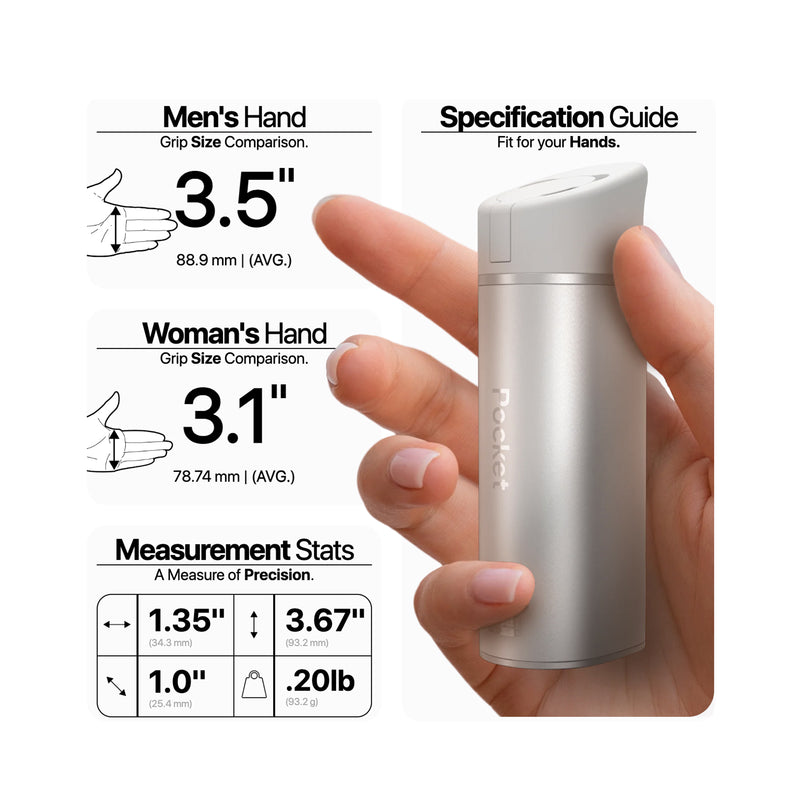 Sistema Spiral Airflow con terp pearls de cristal del Yocan Black Pocket agitando concentrados para máximo sabor