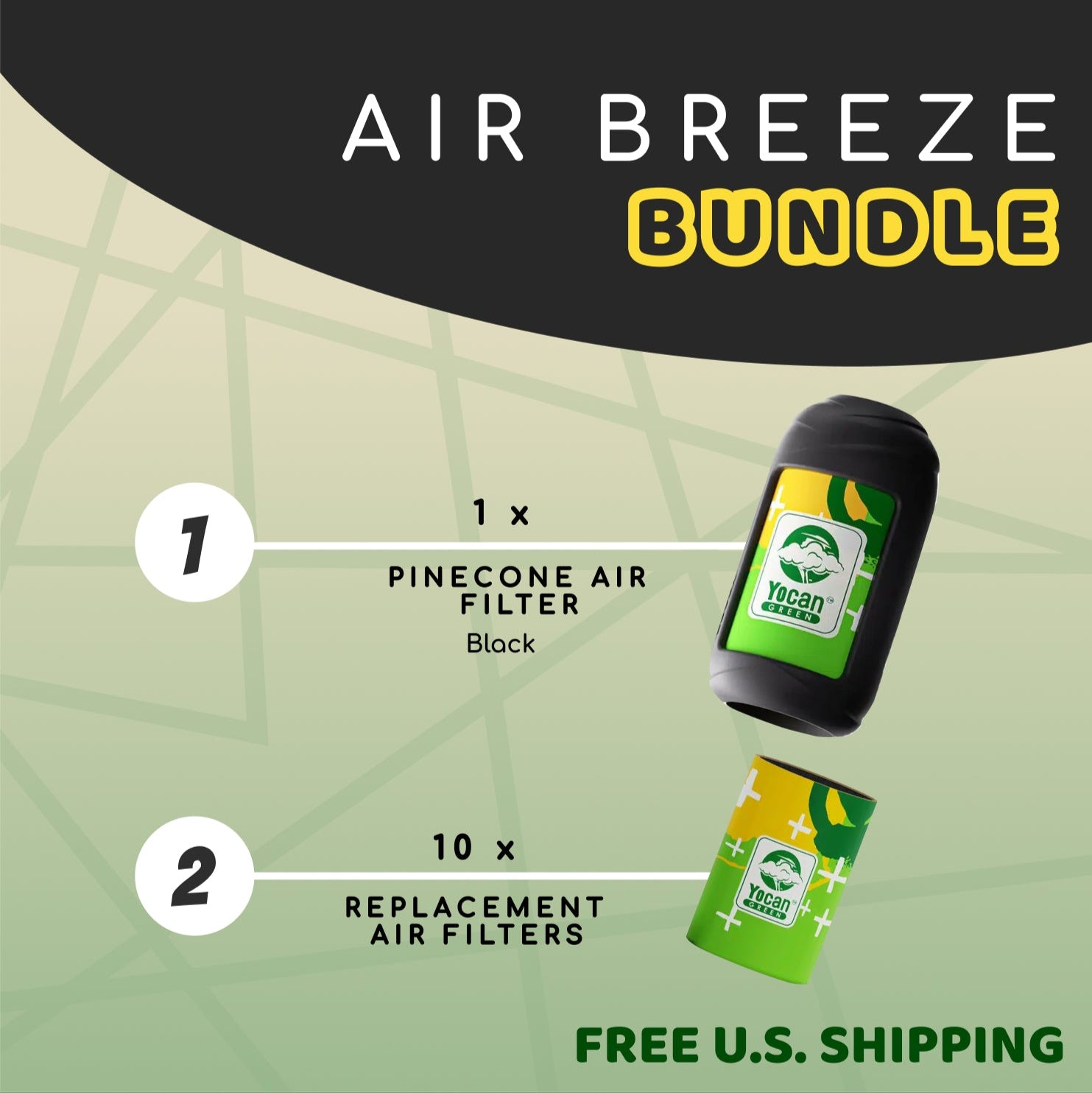 Yocan Air Breeze BUNDLE - Pinecone Black