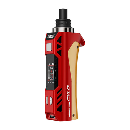 Yocan Cylo Wax Vaporizer - red-gold
