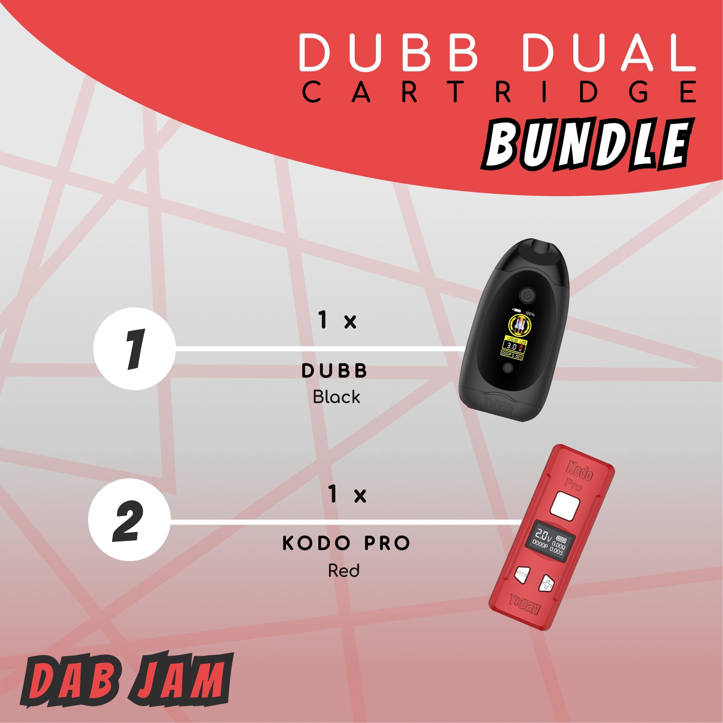 Yocan Dab Jam BUNDLE - Dubb + Kodo Pro