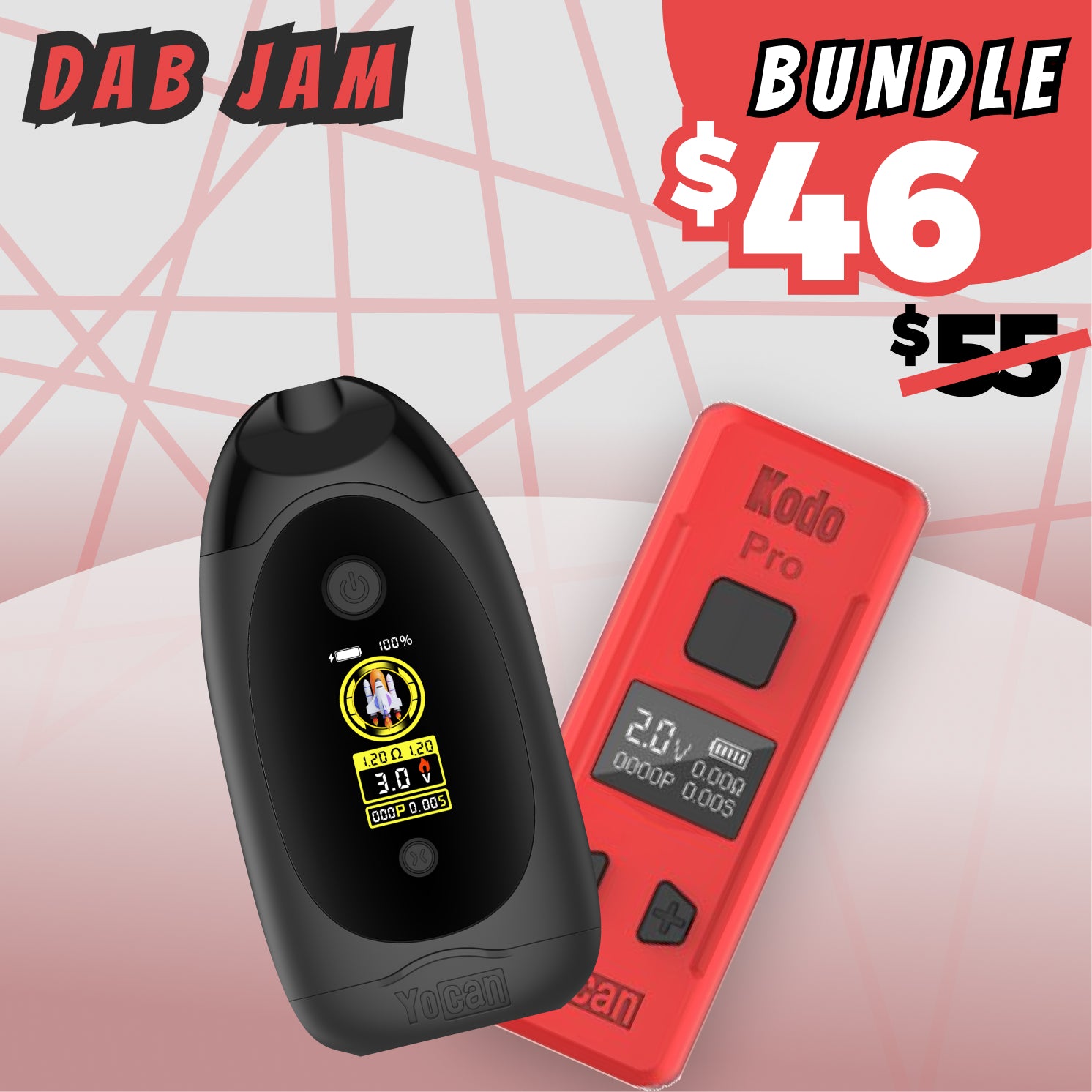Yocan Dab Jam BUNDLE - Dubb + Kodo Pro