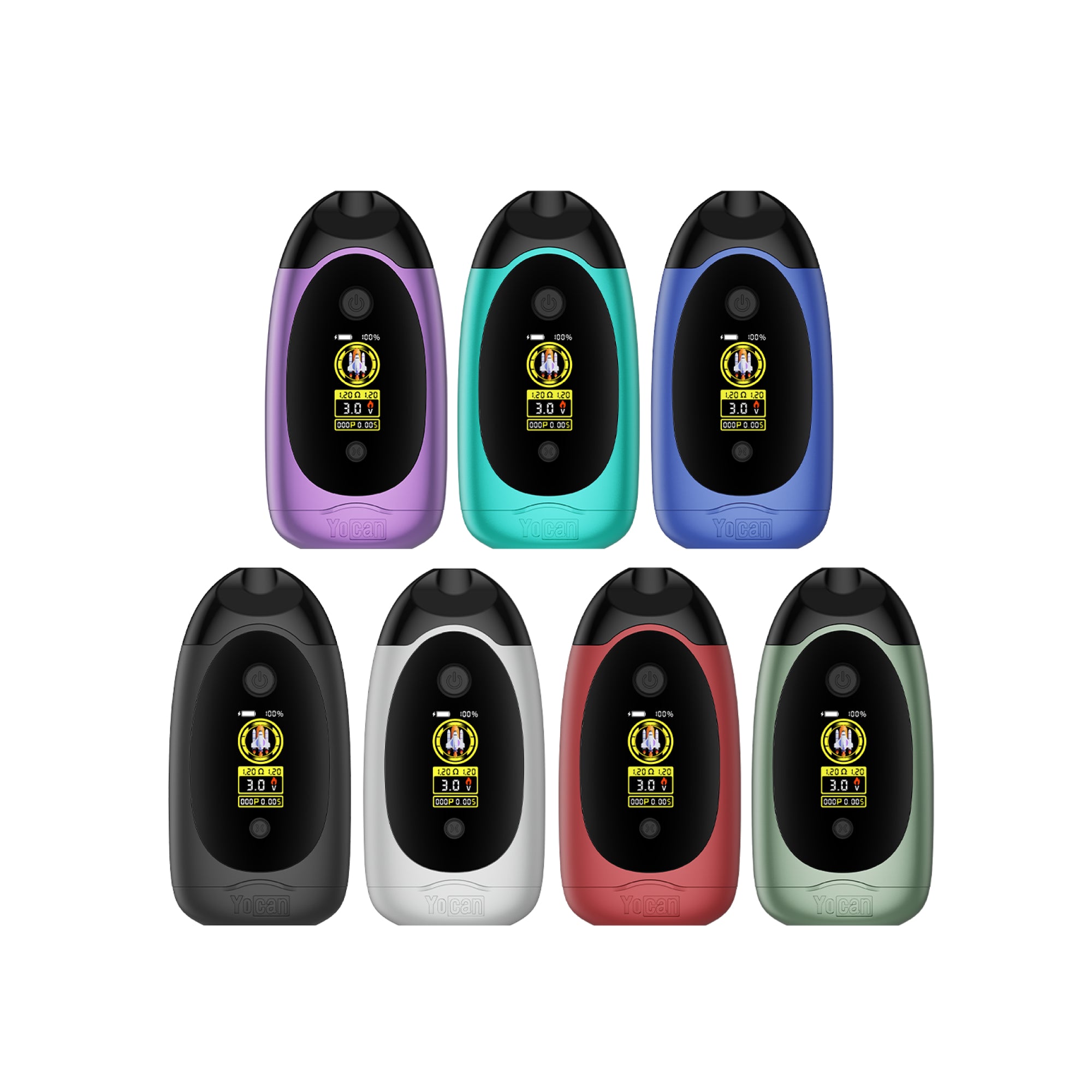 Yocan Dubb 510 Threaded Dual Cartridge Vaporizer - colors