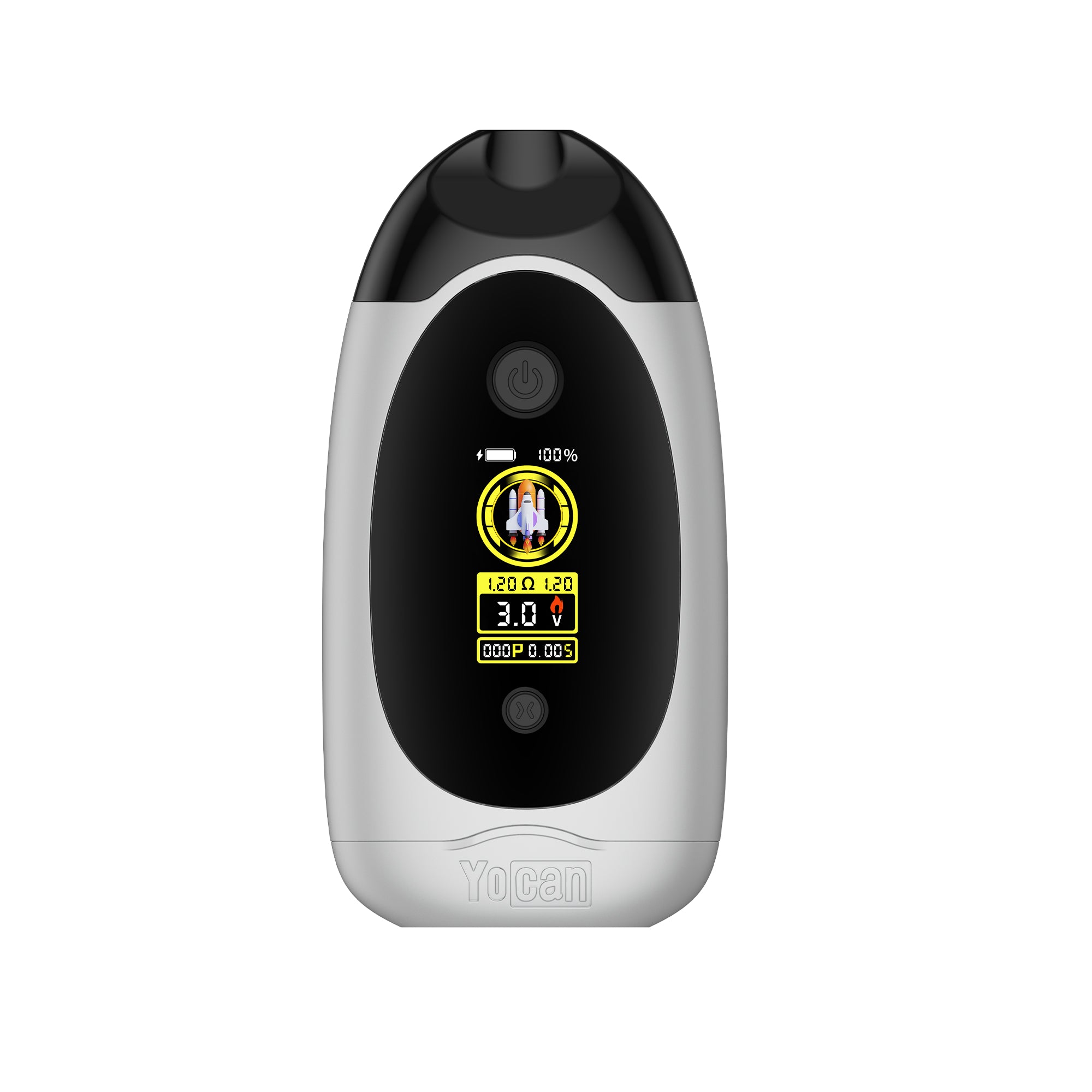 Yocan Dubb 510 Threaded Dual Cartridge Vaporizer - silver
