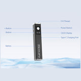 Yocan FLAT 2.0 Dab Pen 510 Thread Battery - features
