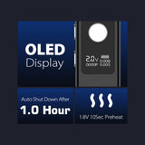 Yocan FLAT 2.0 Dab Pen 510 Thread Battery - features