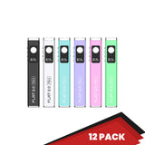 Yocan FLAT 2.0 Mini Dab Pen 510 Thread Battery - 12 Pack-wh
