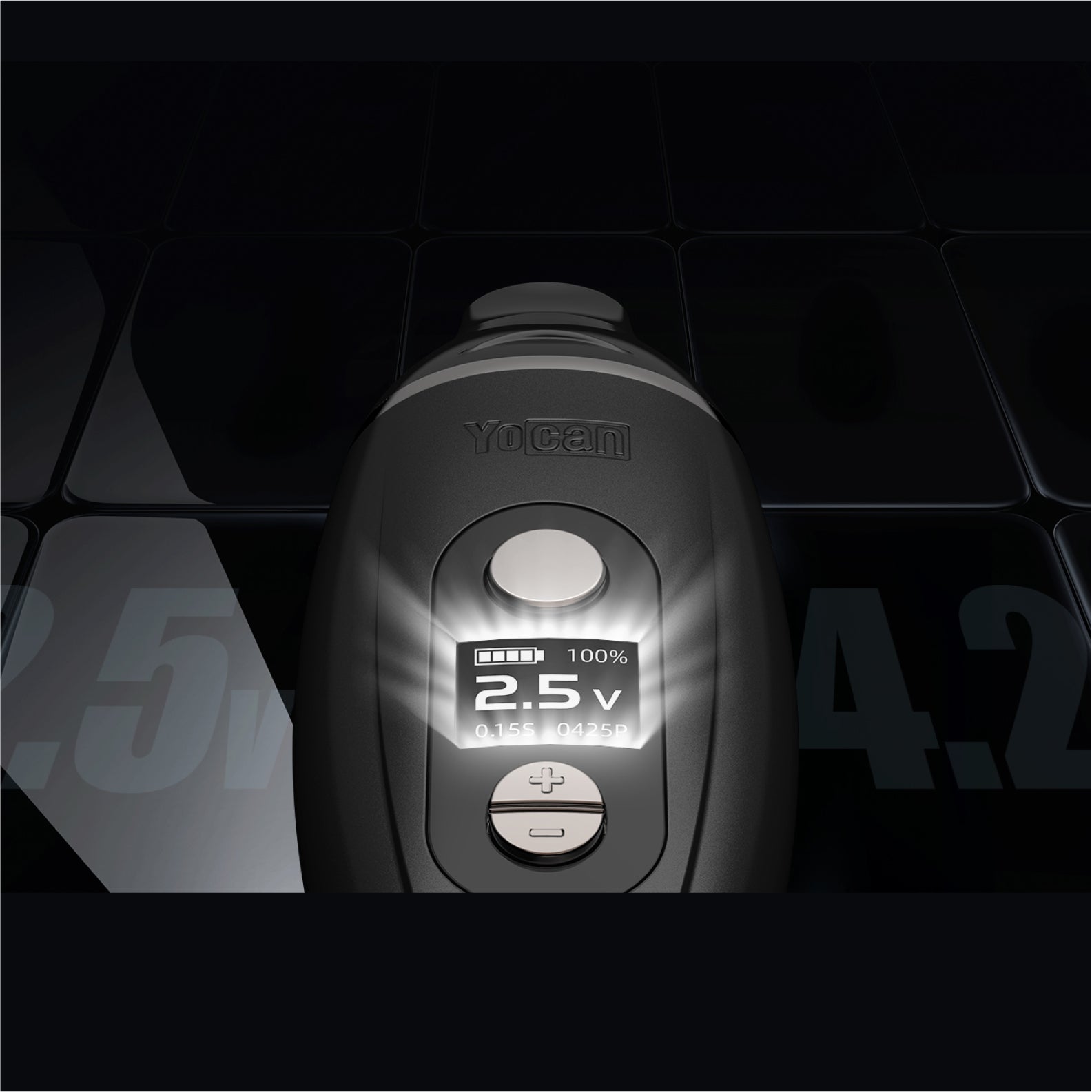 Yocan Iris Wax Vaporizer - led
