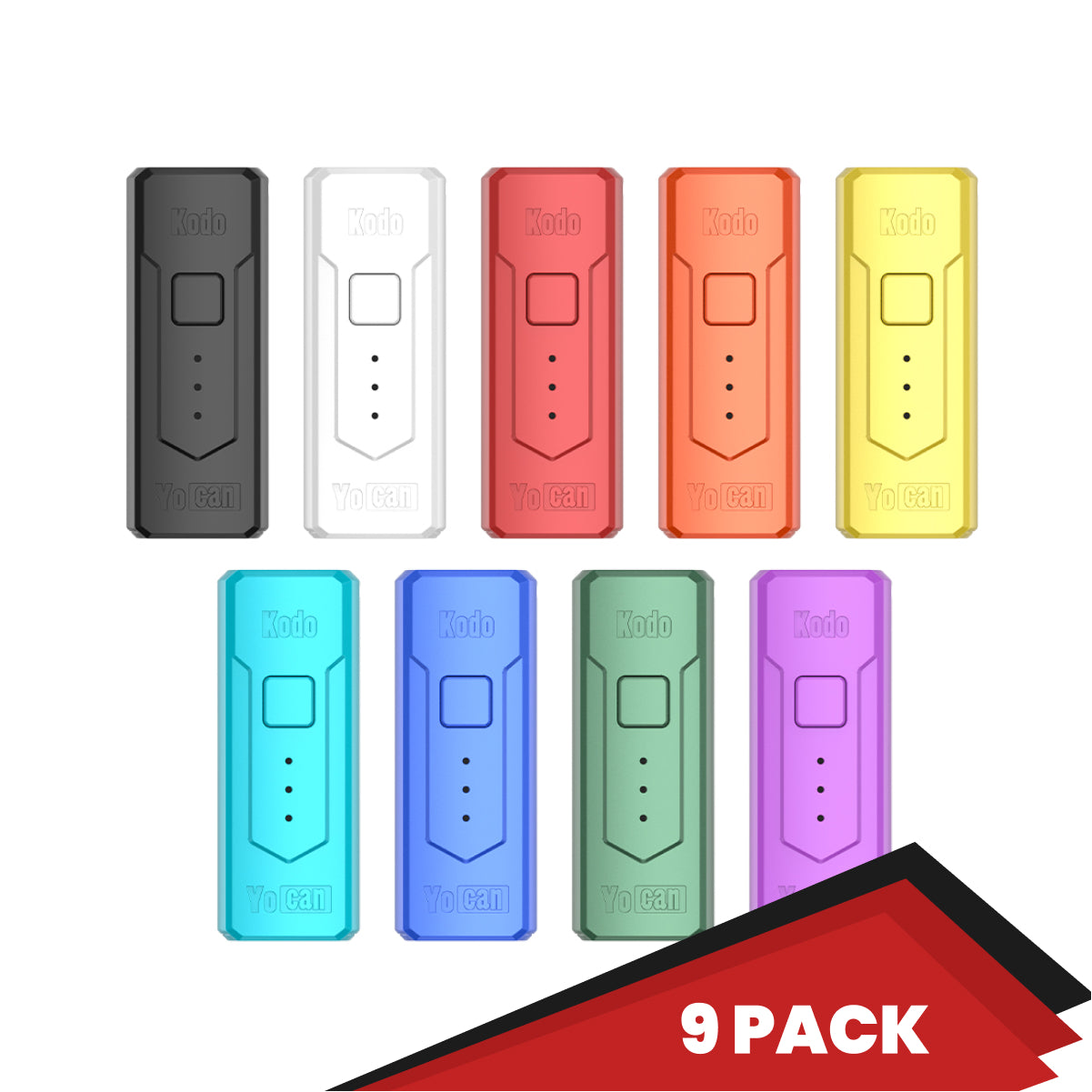 Yocan Kodo Box Mod 2025 colors - 9 Pack