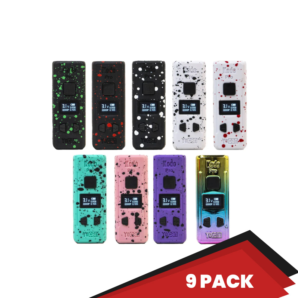 Yocan Kodo Pro Box Mod - mixed colors - 9 pack-wh