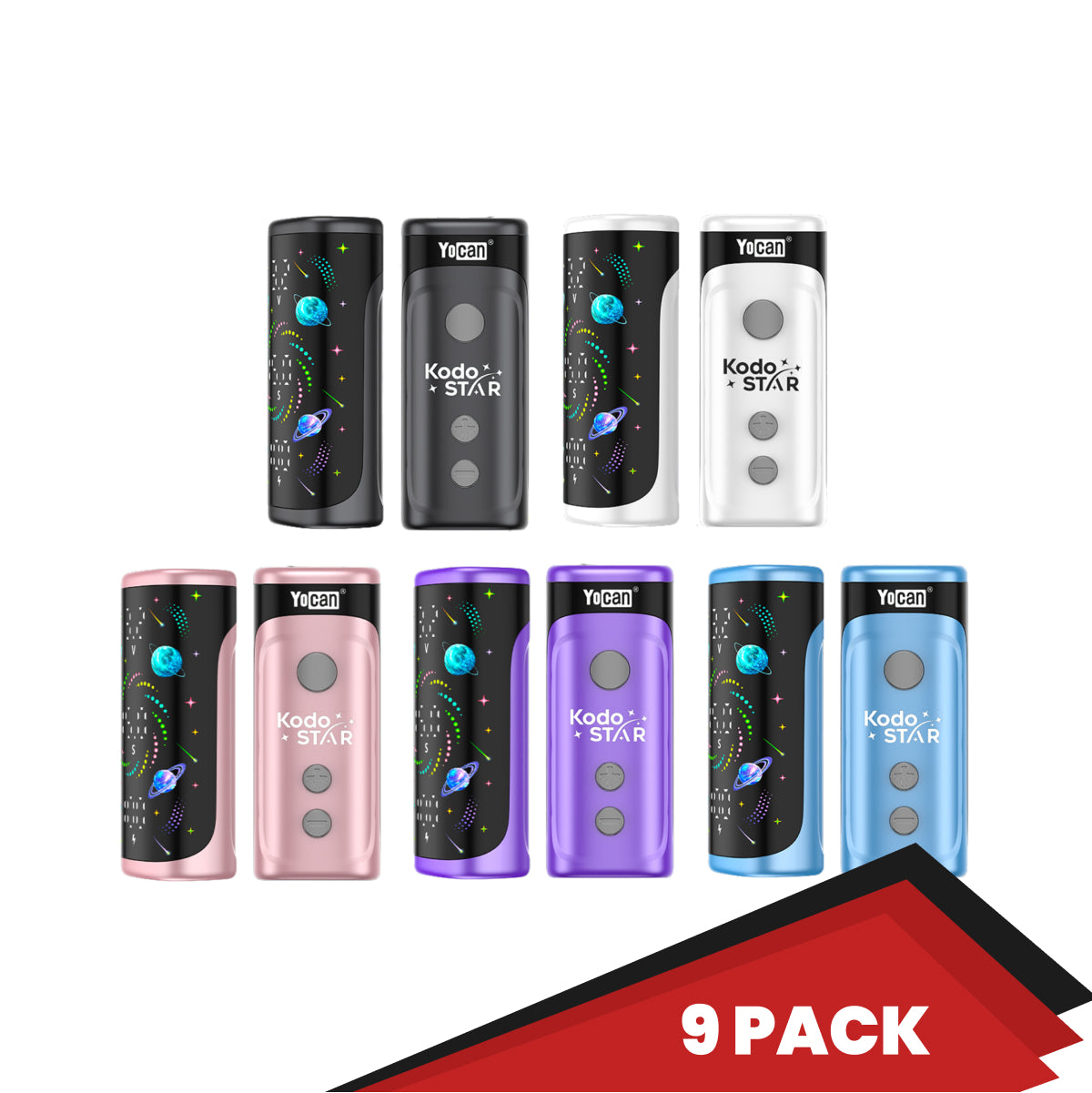 Yocan Kodo Star Box Mod - mixed - 9 Pack-wh