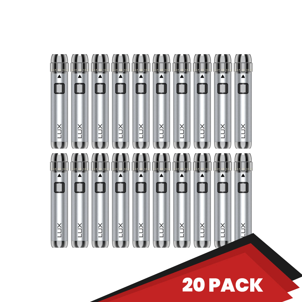 Yocan LUX 510 Threaded Vape Pen Battery - silver - 20 Pack-wh