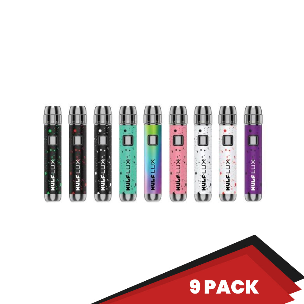 Yocan LUX 510 Threaded Vape Pen Battery - Colors - 9 Pack-wh