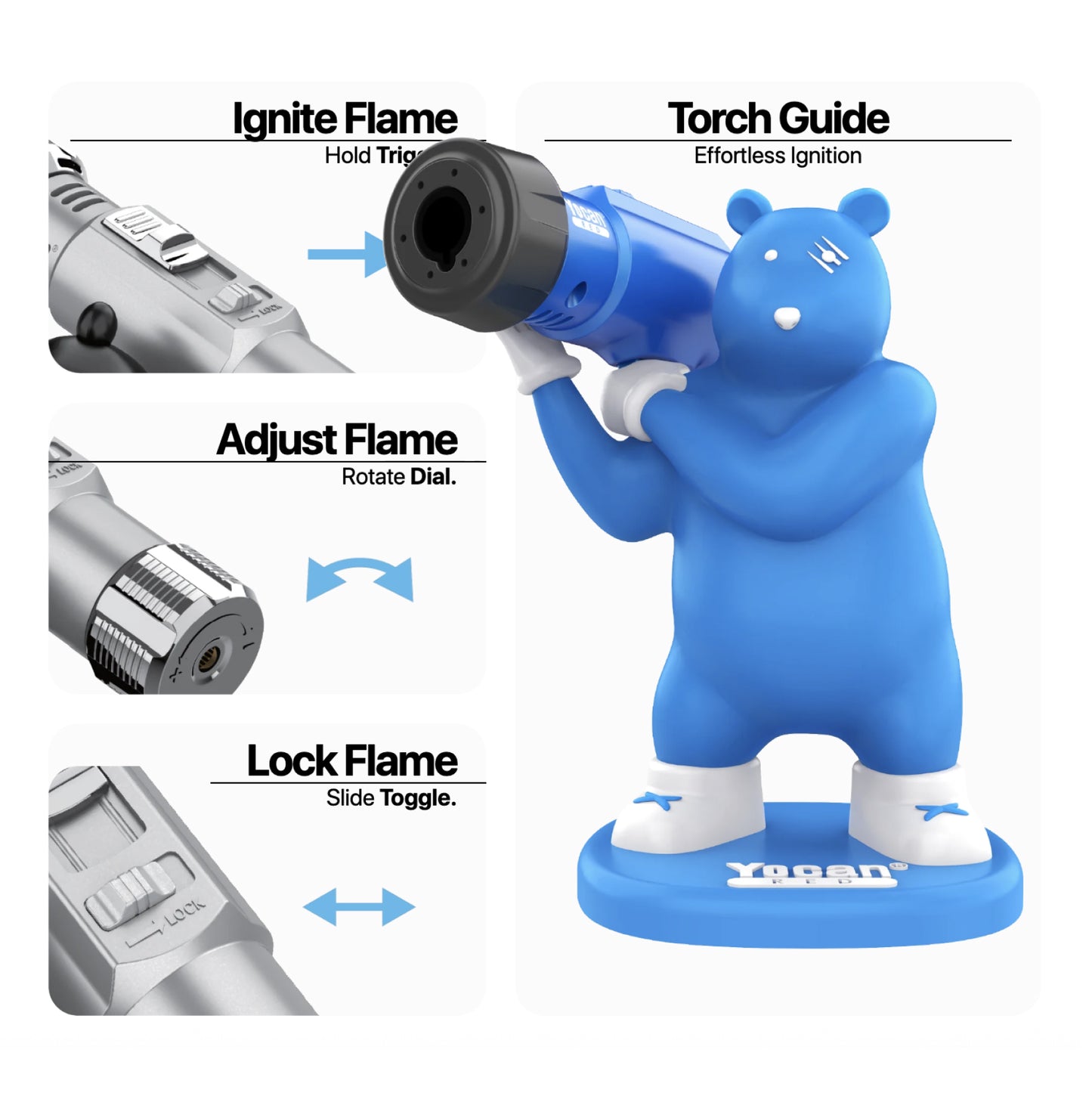 Yocan Red Berserk Torch - features