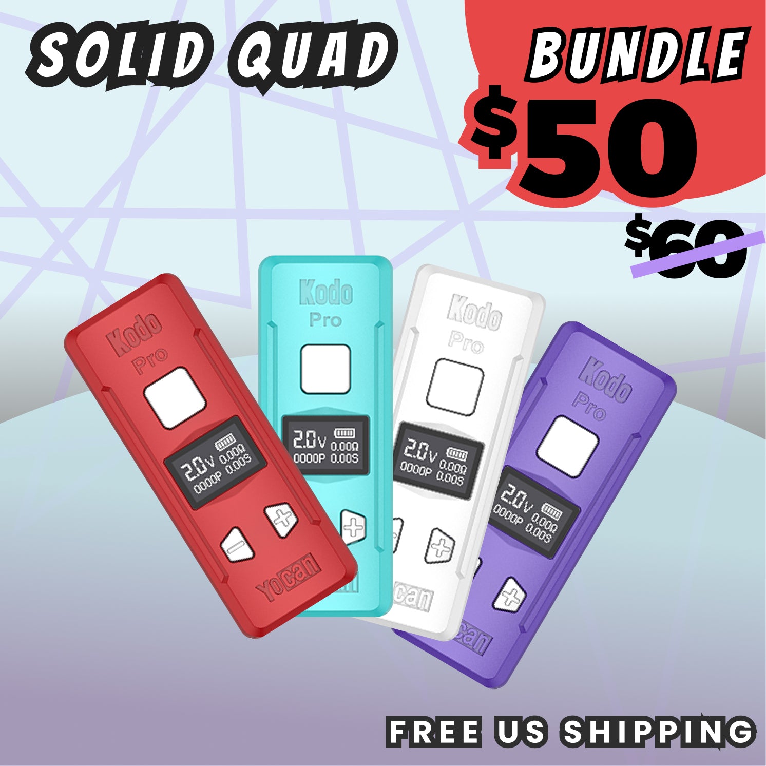 Yocan Solid Quad Kodo Pro BUNDLE - RBWP