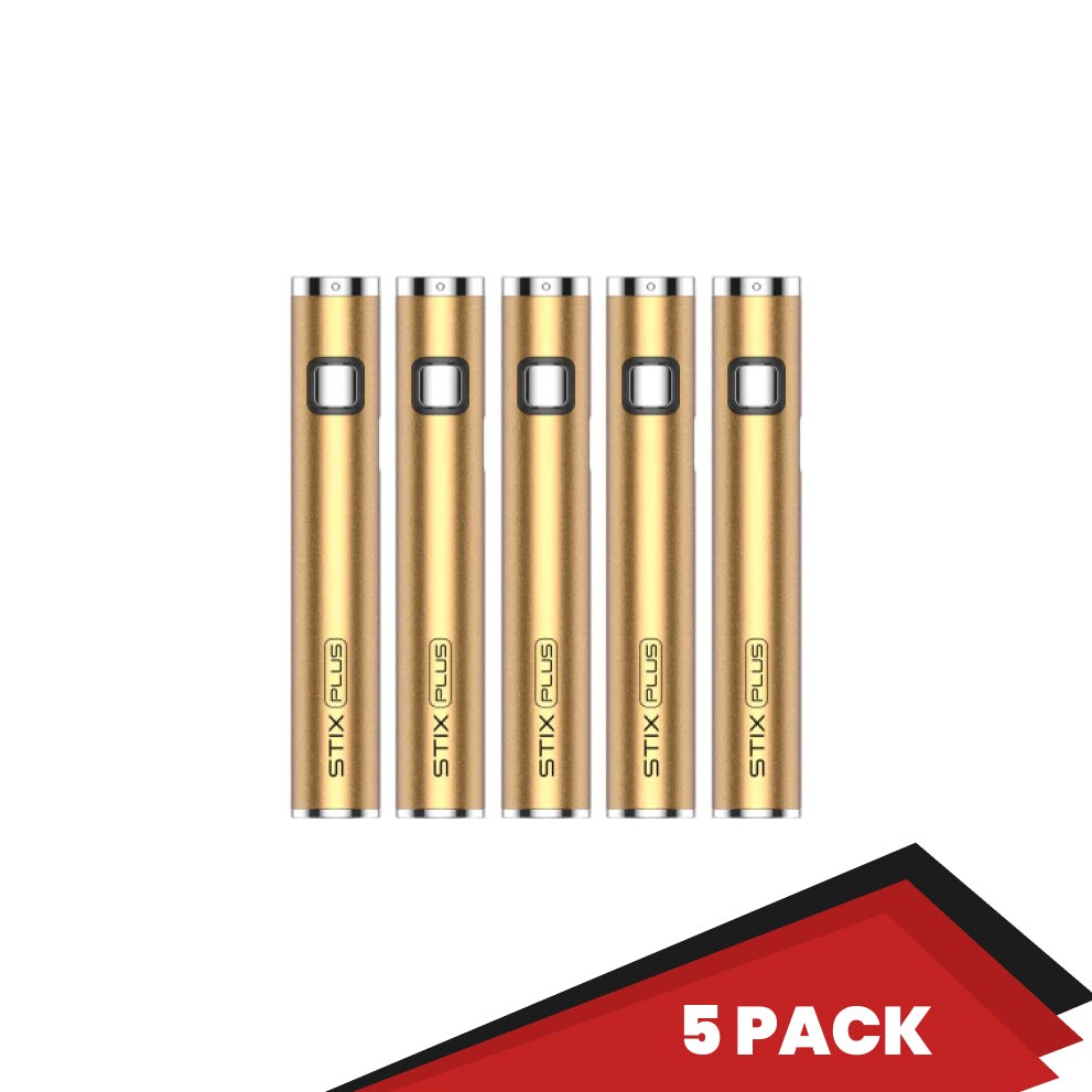 Yocan Stix Plus Battery - champagne gold - 5 Pack-wh