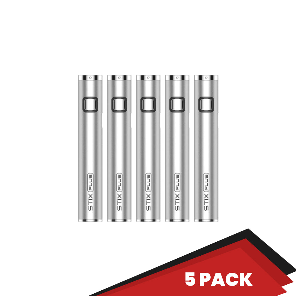 Yocan Stix Plus Battery - silver - 5 Pack-wh
