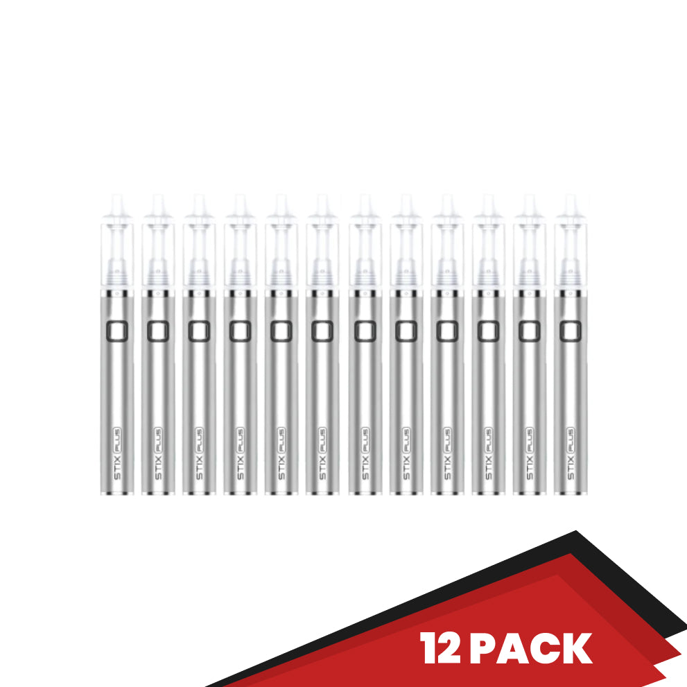 Yocan Stix Plus Vaporizer - silver - 12 Pack-wh