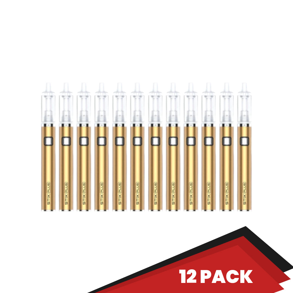 Yocan Stix Plus Vaporizer - champagne gold - 12 Pack-wh