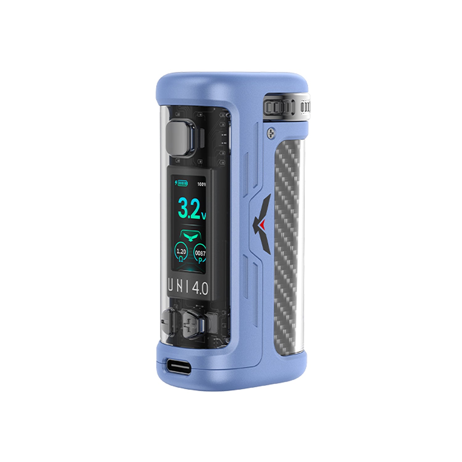 Yocan UNI 4.0 510 Thread Battery Box Mod - blue