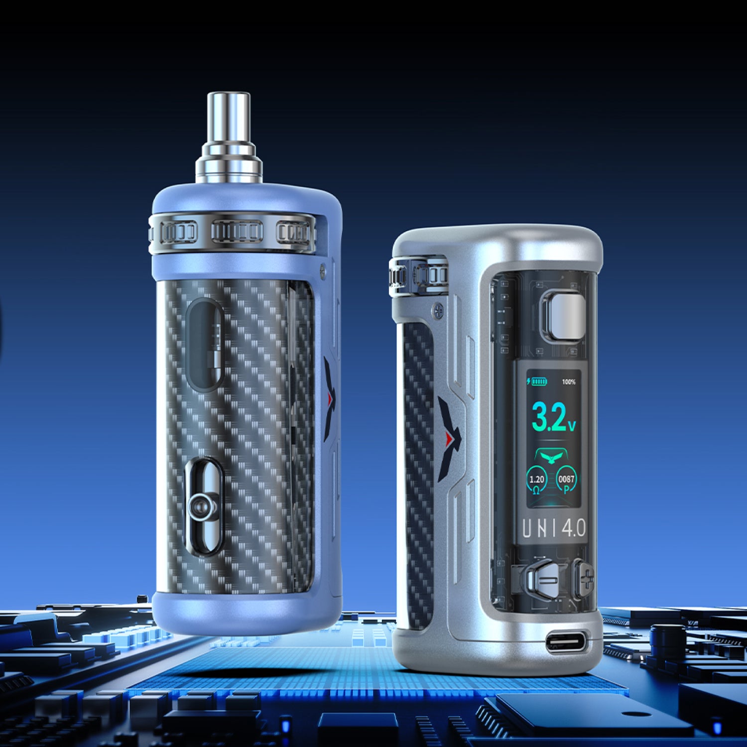 Yocan UNI 4.0 510 Thread Battery Box Mod - features