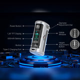 Yocan UNI 4.0 510 Thread Battery Box Mod - features