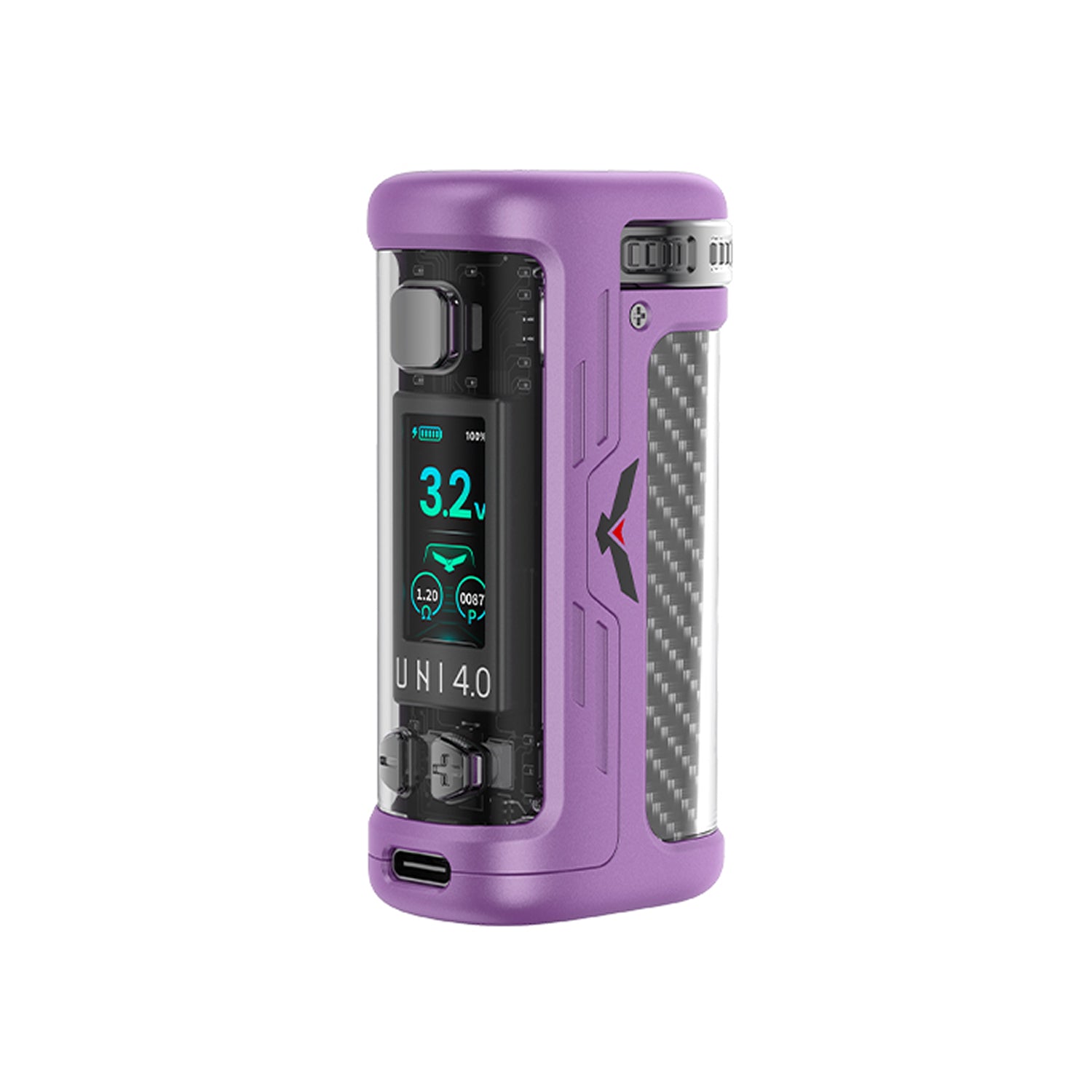 Yocan UNI 4.0 510 Thread Battery Box Mod - purple