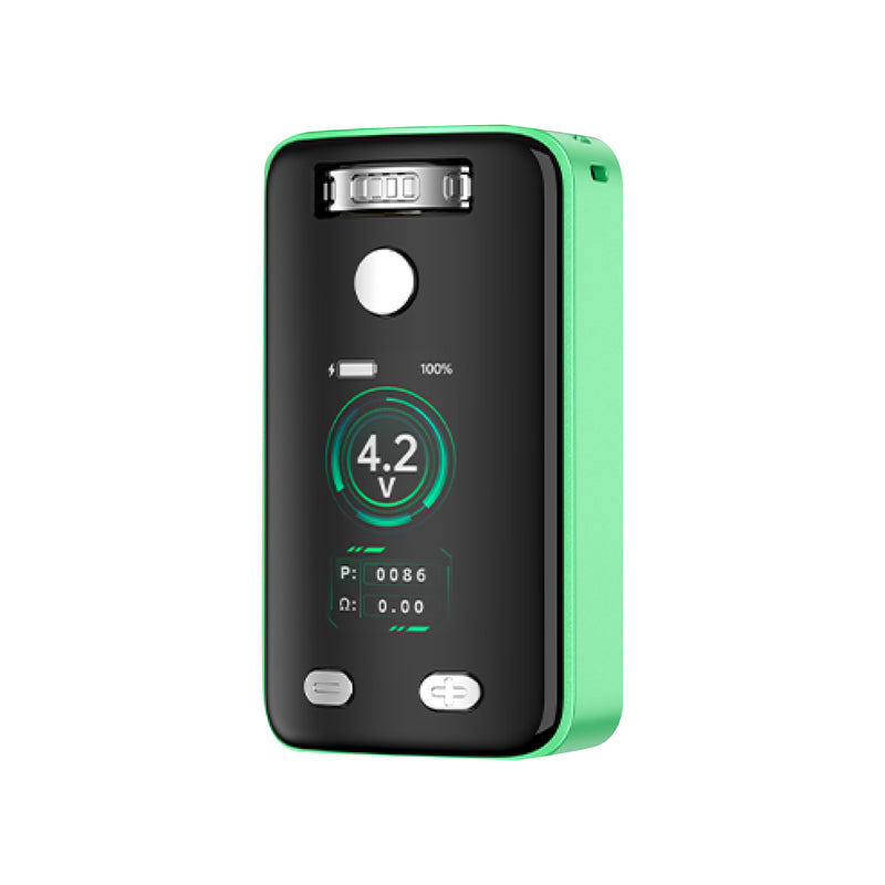 Yocan UNI 3 color verde con orificio para lanyard - portabilidad extrema para tu batería 510