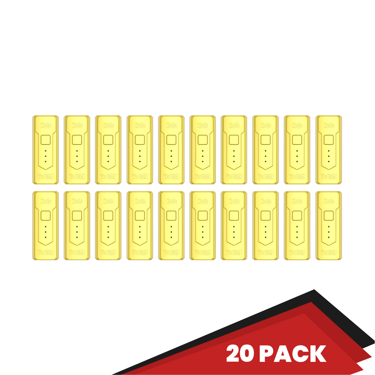 Yocan Kodo Box Mod - yellow 2025 - 20 Pack-wh