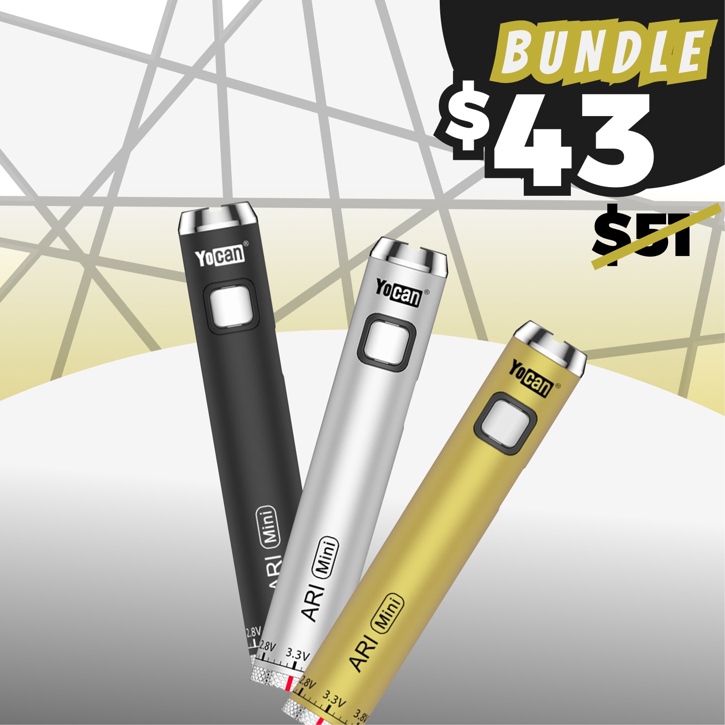 Yocan ARI Mini Trio Bundle - BSG