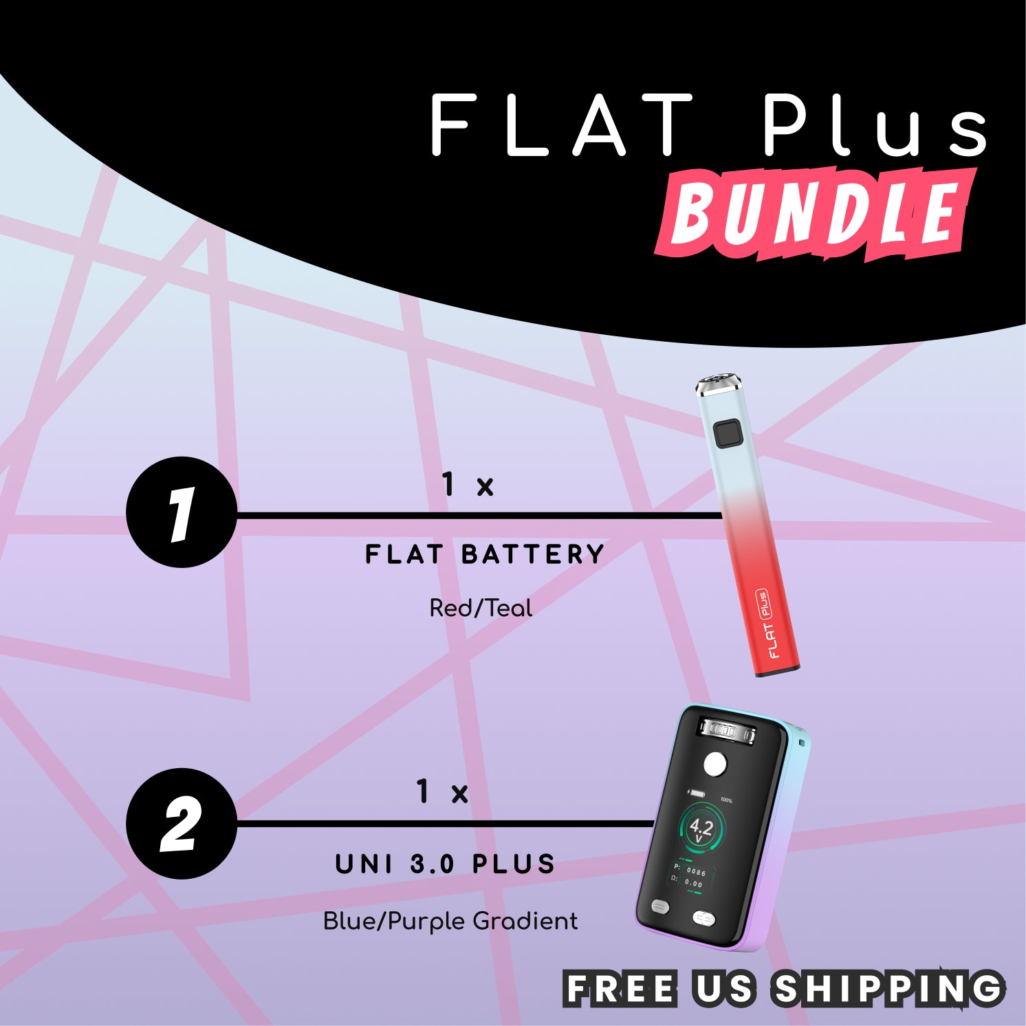 Yocan FLAT Plus x UNI 3.0 Plus Bundle
