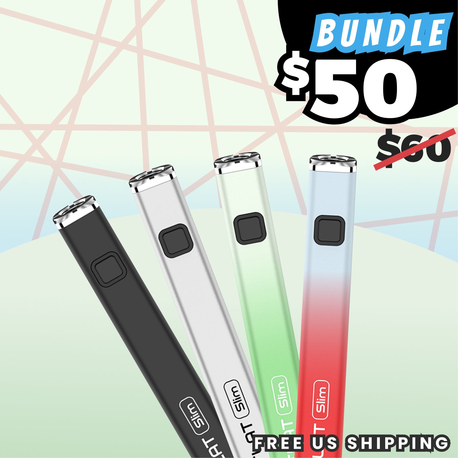 Yocan FLAT Slim Quad Bundle - BSWR