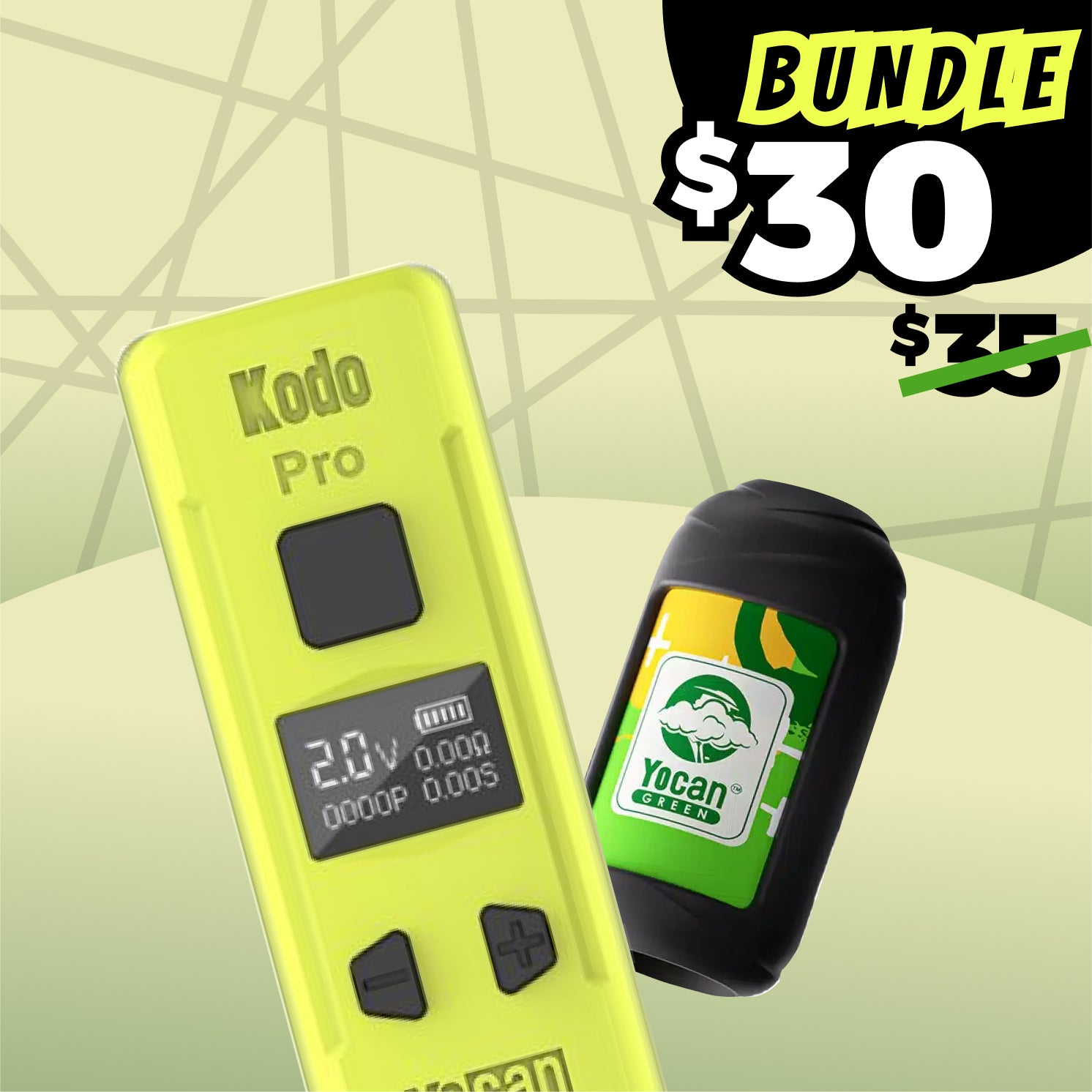 Yocan Kodo Pro BUNDLE - Yellow