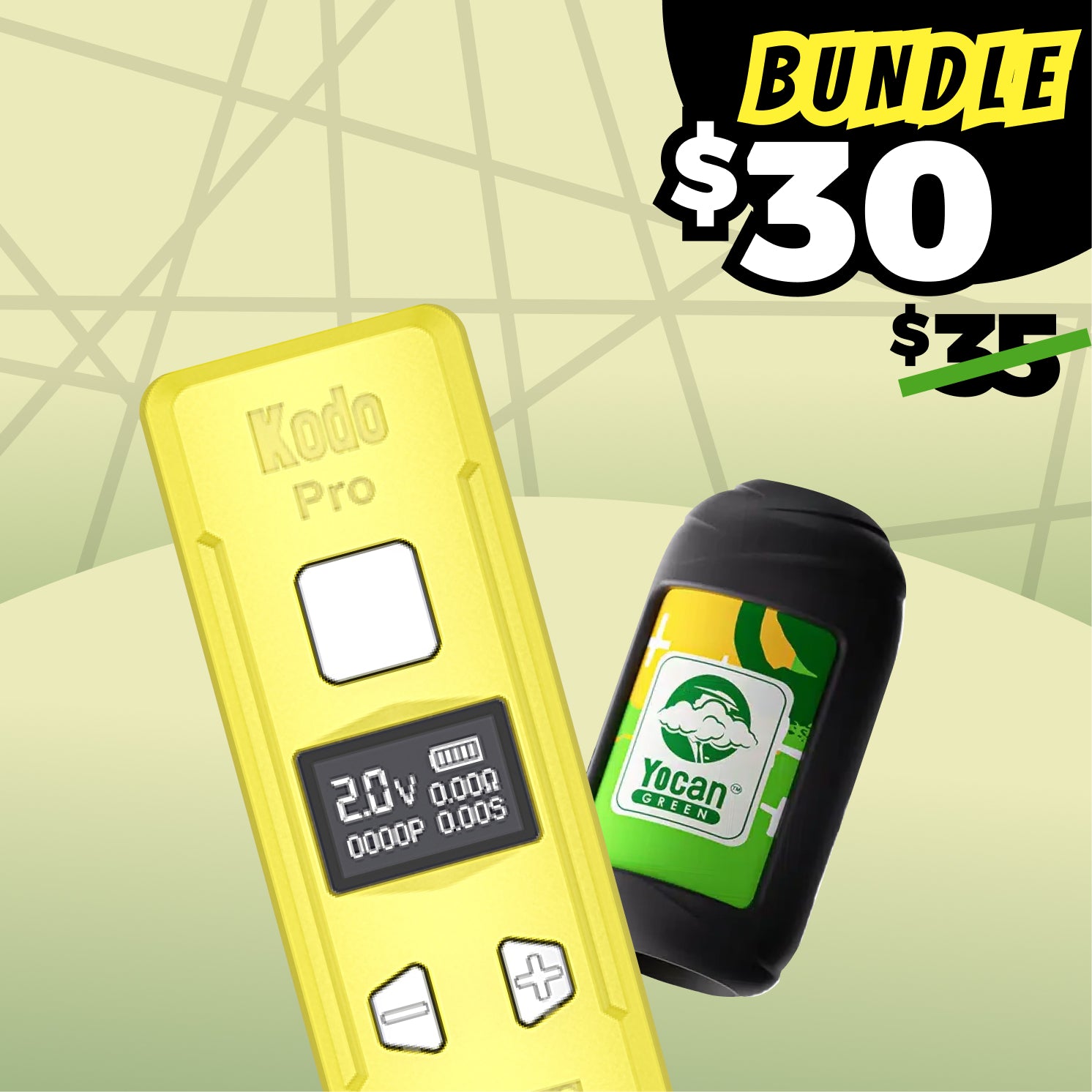 Yocan Kodo Pro BUNDLE - Yellow