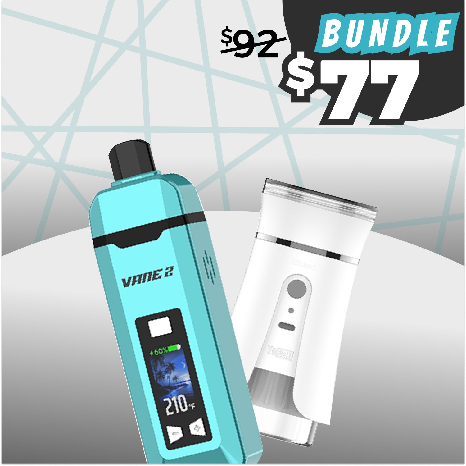 Yocan Vane 2 + iShred BUNDLE - Fresh Green