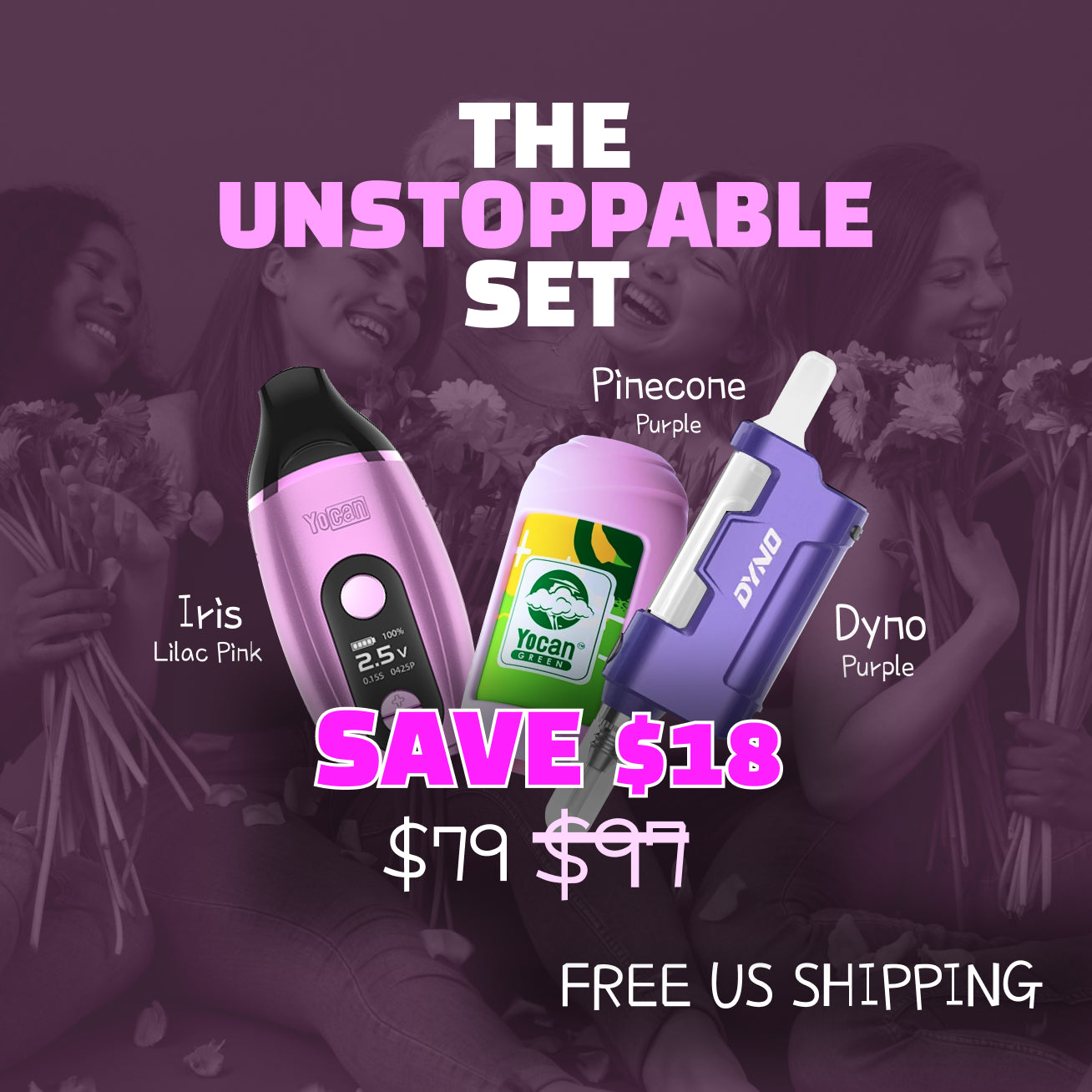 The Unstoppable Set BUNDLE - women's day by yocan