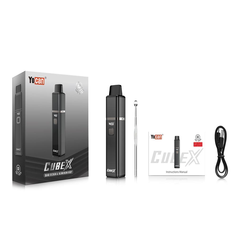 Yocan Cubex Vaporizer - what's in the box