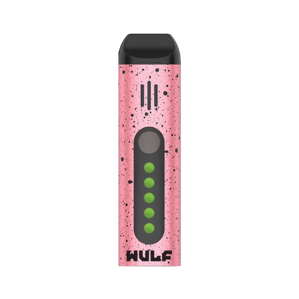 Wulf Mods Flora Dry Herb Vaporizer - pink black spatter