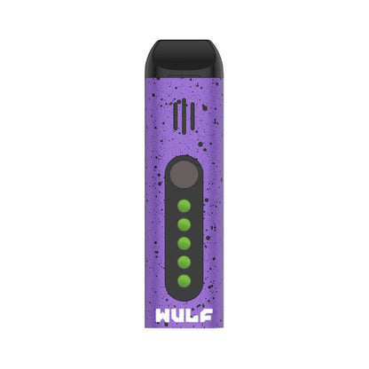 Wulf Mods Flora Dry Herb Vaporizer - purple- black spatter