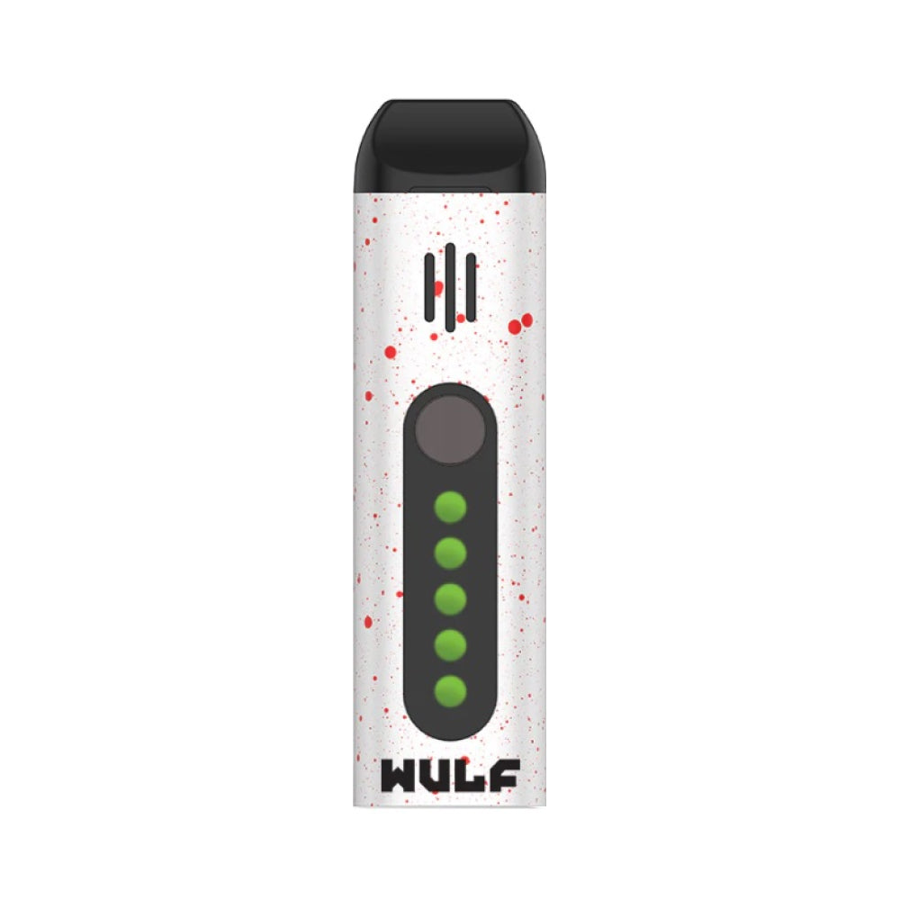 Wulf Mods Flora Dry Herb Vaporizer - white red spatter