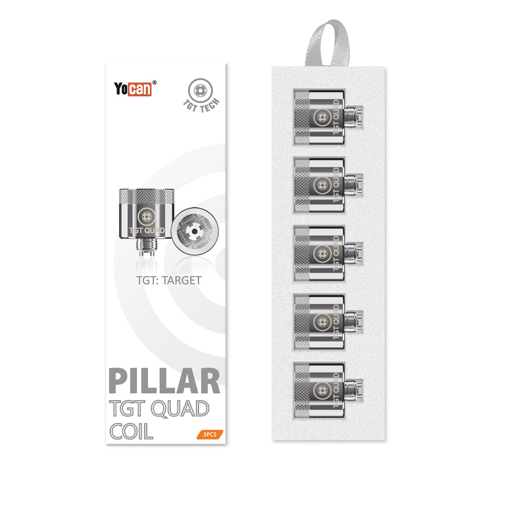Yocan Pillar TGT Quad Coils - 5 Pack