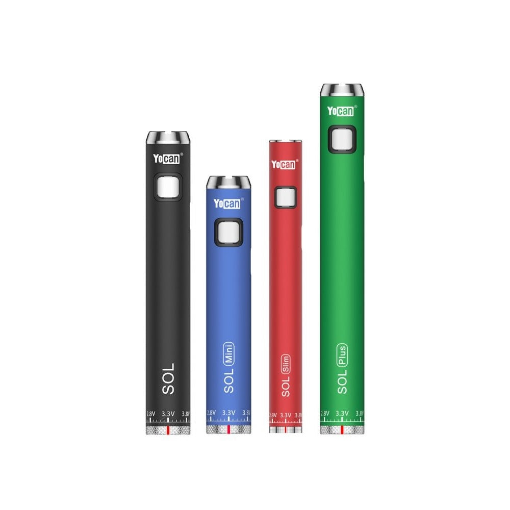 Yocan SOL Series Dab Pen Battery | 350mAh-900mAh Yocan Vaporizer Yocan SOL Series Dab Pen Battery | 350mAh-900mAh Yocan Vaporizer