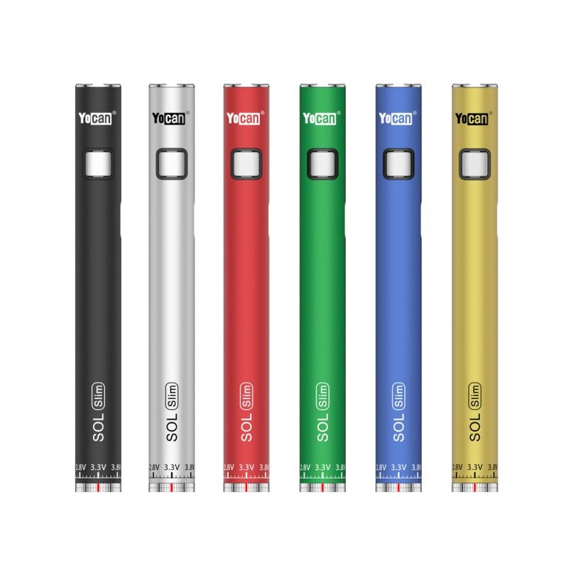 Yocan SOL Slim Dab Pen Battery Colors